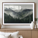 Misty Forest Canvas Print Wall Art Premium Canvas Print a