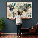Framed Vintage World Map Wall Art – Abstract Map Canvas by MyGreatCanvas | Canvas Wall Art Prints | Photo Prints & Wall Decor