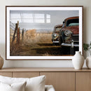 Classic Cars Vintage Wall Art Canvas Print