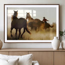 Horses and Cowboys Wall Art Canvas Print by MyGreatCanvas | Canvas Wall Art Prints | Photo Prints & Wall Decor