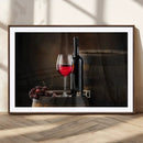 Red Wine and Bottle Canvas Print
