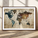 World Map Canvas Print – Detailed Map of the World Wall Art by MyGreatCanvas | Canvas Wall Art Prints | Photo Prints & Wall Decor