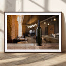 Wine and Bottle Wall Art Canvas Print by MyGreatCanvas | Canvas Wall Art Prints | Photo Prints & Wall Decor