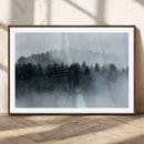 Autumn and Misty Trees in the Forest Wall Art Canvas Print, by MyGreatCanvas | Canvas Wall Art Prints | Photo Prints & Wall Decor