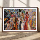 Abstract Afro American Jazz Canvas Wall Art | Music-Inspired by MyGreatCanvas | Canvas Wall Art Prints | Photo Prints & Wall Decor