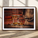 Whiskey and Cigar Canvas Wall Art | 3 Panel Bar Room Decor by MyGreatCanvas | Canvas Wall Art Prints | Photo Prints & Wall Decor