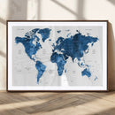 World Map Canvas Print – Framed Detailed Map of the World by MyGreatCanvas | Canvas Wall Art Prints | Photo Prints & Wall Decor