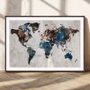 World Map Canvas Print – Framed Travel Map Wall Art for by MyGreatCanvas | Canvas Wall Art Prints | Photo Prints & Wall Decor