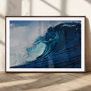 Ocean Wave at Sunset Canvas Art, Large Wall Print of Vibrant