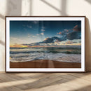 Ocean Beach Wall Art Canvas Print Sunset Artwork Print