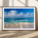 Tropical Beach 3-Panel Canvas Wall Art – Serene Ocean Waves