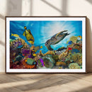 Aquatic Life Sea Turtles Fish Wall Art Canvas Print by MyGreatCanvas | Canvas Wall Art Prints | Photo Prints & Wall Decor