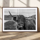 Longhorn Steer Canvas Print Wall Art, Highland Cow Canvas by MyGreatCanvas | Canvas Wall Art Prints | Photo Prints & Wall Decor