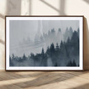Foggy Pine Forest Wall Art Canvas Print by MyGreatCanvas | Canvas Wall Art Prints | Photo Prints & Wall Decor