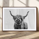 Fanny Scottish Highland Cow Cattle Art Print Farmhouse Wall by MyGreatCanvas | Canvas Wall Art Prints | Photo Prints & Wall Decor