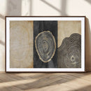 Tree Rings Canvas Wall Art Print – Minimalist Natural