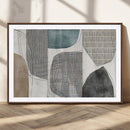 Canvas Print Wall Art Abstract Art Boho, Framed Boho Decor