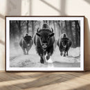 Buffalo Wall Art Canvas Print, Bison Family Wall Art Canvas by MyGreatCanvas | Canvas Wall Art Prints | Photo Prints & Wall Decor