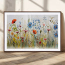 Colorful Wildflower Canvas Wall Art - Vibrant Floral