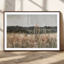 Abstract Wildflower Art Field Landscape Oil Painting Print,
