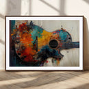 Abstract Guitar Wall Art Canvas | Vibrant Music-Inspired Art by MyGreatCanvas | Canvas Wall Art Prints | Photo Prints & Wall Decor