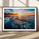 Beach Ocean Sunset on the Sea Wall Art Canvas, Beach Ocean by MyGreatCanvas | Canvas Wall Art Prints | Photo Prints & Wall Decor