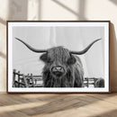 Longhorn Canvas Print, Bighorn Cow Wall Art Canvas Print by MyGreatCanvas | Canvas Wall Art Prints | Photo Prints & Wall Decor