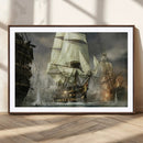 Pirate Ship War Wall Art Canvas Print by MyGreatCanvas | Canvas Wall Art Prints | Photo Prints & Wall Decor