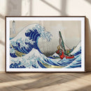 Katsushika Hokusai Kanagawa Giant Wave Wall Art Canvas Print