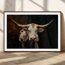 Texas Longhorn Wall Art | 3-Panel Large Texas Longhorn
