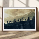 Fellowship Journey Wall Art – Fantasy Adventure Canvas Print by MyGreatCanvas | Canvas Wall Art Prints | Photo Prints & Wall Decor