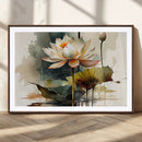 Lotus Flower Watercolor Canvas Print – A Symbol of Serenity by MyGreatCanvas | Canvas Wall Art Prints | Photo Prints & Wall Decor