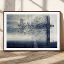 Jesus and the Fading Cross Wall Art Print – Symbol of Faith, by MyGreatCanvas | Canvas Wall Art Prints | Photo Prints & Wall Decor