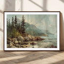 Abstract Acadia National Park Wall Art Canvas Print -