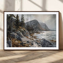 Serene Coastal View of Acadia National Park - Stunning