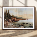 Serene Coastal View of Acadia National Park Wall Art -