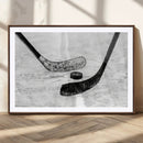 Winter Ice Hockey Sport Canvas Wall Art Print - Hockey Wall by MyGreatCanvas | Canvas Wall Art Prints | Photo Prints & Wall Decor