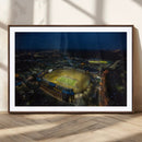Michigan Stadium Night Game Wall Art – Sports Arena Aerial by MyGreatCanvas | Canvas Wall Art Prints | Photo Prints & Wall Decor