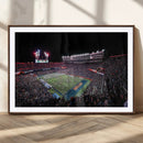 Ben Hill Griffin Stadium Night Game Triple Canvas Wall Art -