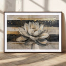 Lotus Flower Wall Art – Framed Abstract Floral Canvas by MyGreatCanvas | Canvas Wall Art Prints | Photo Prints & Wall Decor