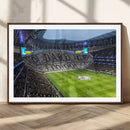 Tottenham Hotspur Stadium Canvas Print, Match Day Triple