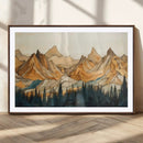 Rustic Wood Mountain Wall Art Print | Triptych Giclee Print by MyGreatCanvas | Canvas Wall Art Prints | Photo Prints & Wall Decor