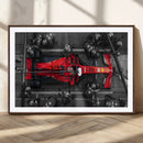Ferrari Pit Stop Canvas Wall Art – Precision and Speed