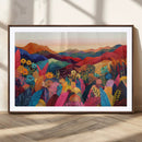 YAYOI KUSAMA Abstract Print - Landscape Canvas Wall Art