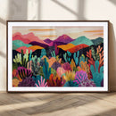 Abstract Kusama Print - Landscape Canvas Wall Art Print -