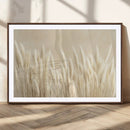 Grass Wall Art Print - Elegant Neutral Decor for Living