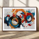 Abstract Wall Art, Rings Wall Art Canvas Print