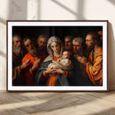 Religious Canvas Wall Art Print - Madonna and Child with