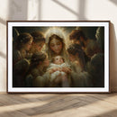 Mary Jesus Canvas Wall Art Print - Madonna and Child with