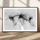 Abstract World Map Wall Art – Framed Geometric Line Canvas by MyGreatCanvas | Canvas Wall Art Prints | Photo Prints & Wall Decor